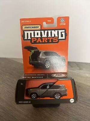 2024 MATCHBOX MOVING PARTS 2022 LEXUS LX SUV OPENING TRUNK Gray • $8.49