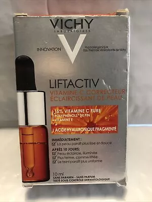 Vichy LiftActiv 15% Pure Vitamin C Brightening Skin Corrector W/ Hyaluronic Acid • $24.99