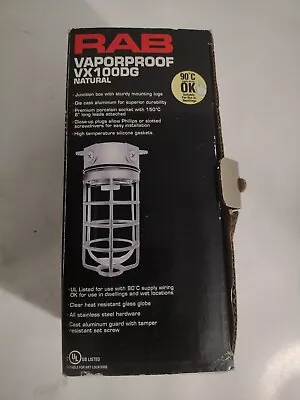 RAB Vaporproof  VX100DG Vapor Proof Light In Box • $29.95