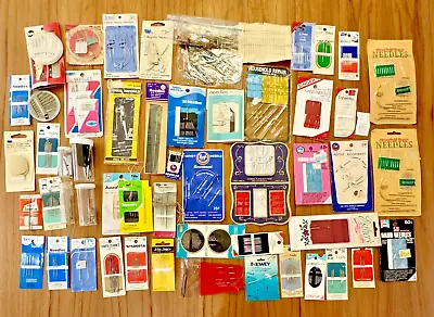 Large Lot Vintage Hand Sewing Needles Needlework Sew Craft Embroidery Notions • $19.99