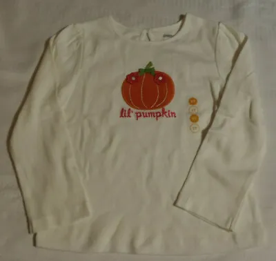 Gymboree Fall For Autumn Lil Pumpkin Top Shirt 5T Halloween NWT • $15