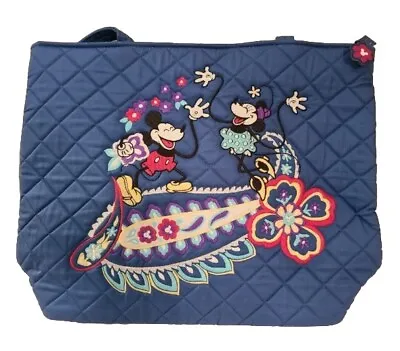 Vera Bradley Vera Tote Disney Sensational Six Paisley Mickey & Minnie • $39.99