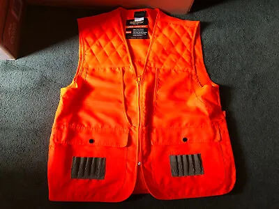 $18.95 • Buy Quiet Wear Padded Blaze Orange Hunting Vest Mens Medium