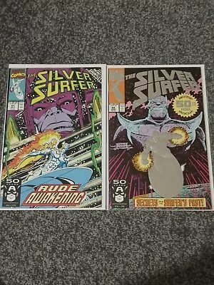 Silver Surfer Volume 3 Issues 50 &51 First Issue Thanos & Galactus Marvel  • £7.75