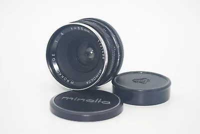 Minolta W.ROKKOR QE F/4 35mm Fixed/Prime [As-is] W/ Case Lens Cap L094 • $17