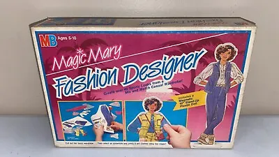 1985 Magic Mary Fashion Designer Magnetic Paper Doll By Milton Bradley VTG NEW • $10.79