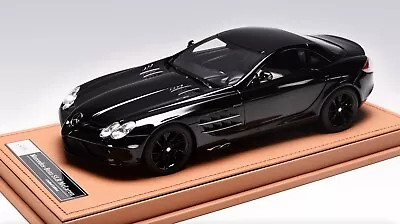 1/18 Ivy Models Mercedes Benz McLaren SLR In Gloss Black   Leather Base • $53.56