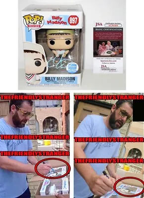 Ltd Edition ADAM SANDLER Signed  BILLY MADISON  FUNKO POP #897 EXACT PROOF JSA • $917.09