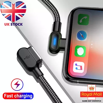 £4.09 • Buy IPhone Charger Fast For Apple Cable USB Lead 6 7 8 X XS XR 11 12 13 14 Pro Max