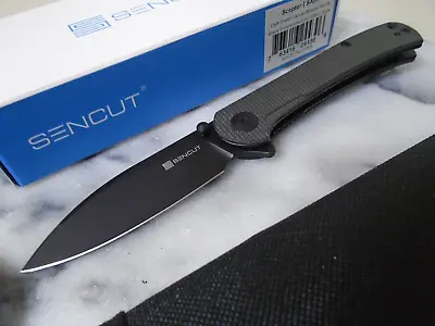 Sencut Scepter Ball Bearing Pivot Pocket Knife Dark Green Micarta 9Cr18MoV SA03G • $29.99