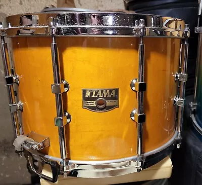 Rare Vintage 1980s Tama Artwood Maple Aw529 9x14 Snare Drum Japan Amber Die Cast • $650