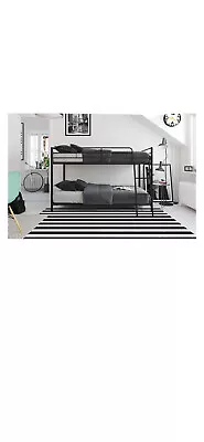 Mainstays Small Space Twin Over Twin Junior Bunk Bed Black • $199.97