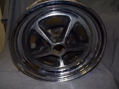 1966 1967 Ford Mustang Magnum Styled Steel Wheel 14x6 Chrome Outer Shelby GT 350 • $175