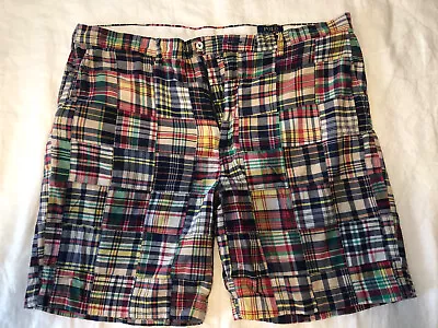 Polo Ralph Lauren Mens Shorts Size 42 Madras Block Print • $6