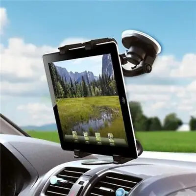 CAR MOUNT DASH WINDSHIELD HOLDER SWIVEL CRADLE DOCK HEAVY DUTY For TABLETS • $26.38