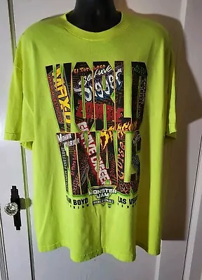Vintage Monster Jam World Finals Neon T-Shirt (Men's 2XL) • $25