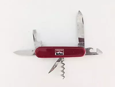 Vintage Marlboro Officier Suisse Swiss Army Pocket Knife - 6 Tools Blades • $9.99