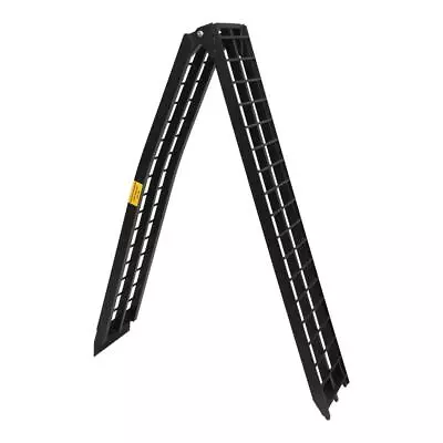 1x 600Lbs 10 Feet Aluminum Folding Loading Ramp Kit Motorcycle Arched ATV Truck • $115.45