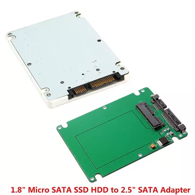 1.8  Micro SATA SSD HDD To 2.5  SATA Adapter Converter Card With 7mm Thick • $12.99