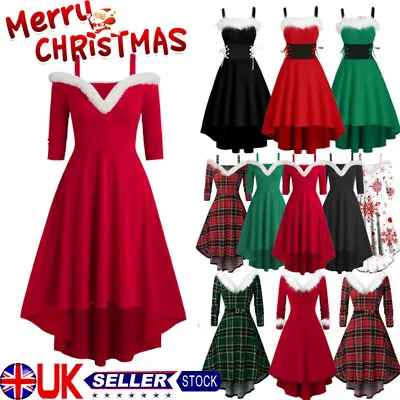£18.99 • Buy UK Mrs Santa Claus Christmas Fancy Dress Xmas Ladies Womens Party Costume Outfit