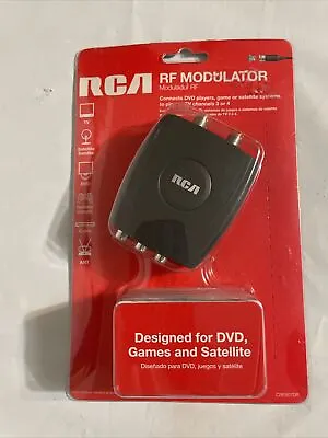 RCA Compact RF Modulator NEW For Retro Video Games DVD And Satellite CRF907DR • $12.99