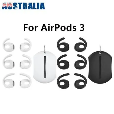 $18.95 • Buy 3Pair Anti-Slip Comfort Silicone Ear Hooks Eartips Cover For AirPods 3 2021