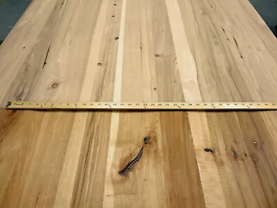 Rustic Planked Knotty Hickory Pecan PSA Wood Veneer 24  X 48  Peel Stick 3M Roll • $80