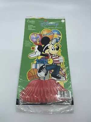 New Vintage Eureka Paper Co Disney Mickey Mouse Happy Birthday Centerpiece • $11.99