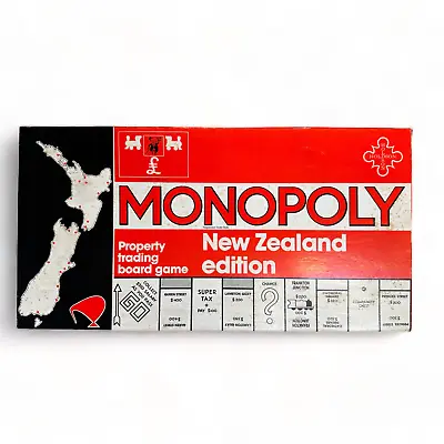 Vintage Monopoly New Zealand Edition Board Game Rare • $39.99