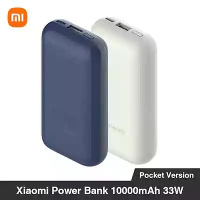 $74.99 • Buy Xiaomi 10000 MAh 33W Mini Portable Power Bank Pro For Smartphone & Laptop
