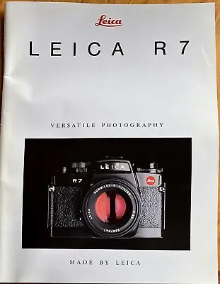 Leica R7 Original Sales Brochure • $5.95