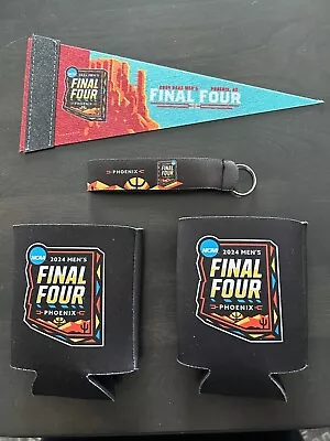 2024 Men's Final Four Felt Commemorative Mini Pennant; Keychain; Drink Koozies • $19.99