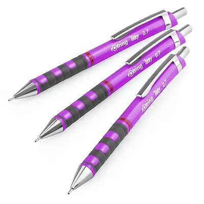 £6.99 • Buy Rotring Tikky Mechanical Pencil - 0.7mm HB - Purple - Pack Of 3
