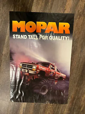 Original Vintage Poster Desperado Original Monster Truck MOPAR 80’s Stand Tall • $200