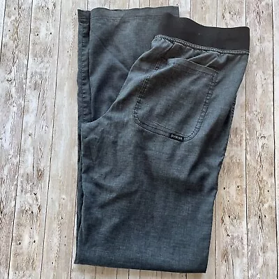 Prana Vaha Pants Mens Small Hemp Blend Pull On Yoga Climbing Straight Leg • $25.95