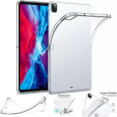 £4.80 • Buy Clear Silicone TPU Case For  For Apple IPad Pro 11 3rd Gen 2nd & 1st Generation