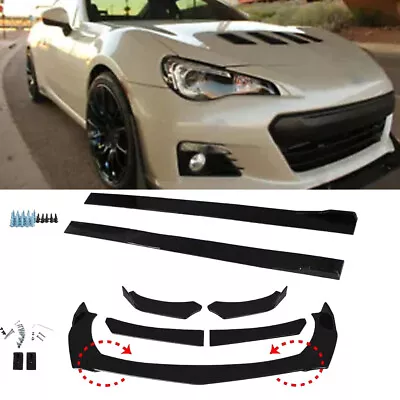 For Scion XB IM TC Black Front Bumper Lip Spoiler+78.7 Side Skirt Splitter Kit • $66.95