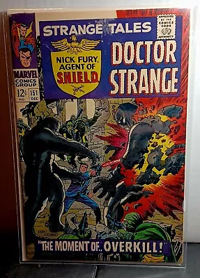 STRANGE TALES #151 (1966 Marvel Comics)  1ST STERANKO ART  Silver-Age Key • $25