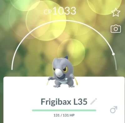 $3.90 • Buy Frigibax Lv35, Pokemon Trade Go Pokémon Go.
