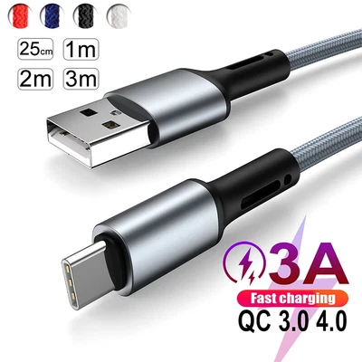 $3.65 • Buy USB C Fast Charging Charger Cable For Samsung S8 S9 S10 S20 S21 Plus Type C Lead