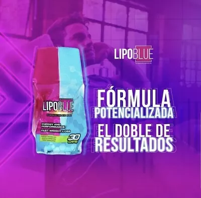 Lipoblue-Fat Burner-Dietary Supplement/Quemador De Grasa/Weight Loss Supplement • $43