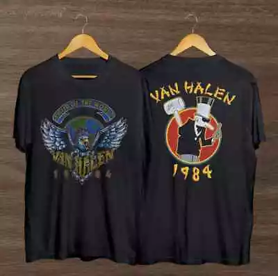 Van Halen Tour Of The World 1984 T-Shirt Vintage Van Halen Retro 90s Shirt • $16.99
