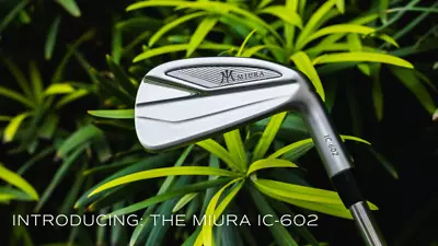 New Miura Golf IC-602 Hybrid 3-Iron Fujikura Axiom 105-Stiff Logo Grip & Ferrule • $400