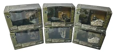 FORCES OF VALOR SOLDIERS OF STEEL 1:32 Military Miniatures Figures Lot Of 6 • $65