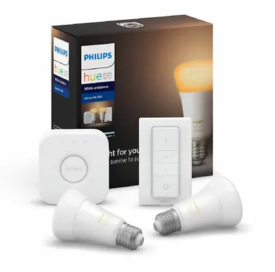 Philips Hue White Ambience Starter Kit A60 • $150