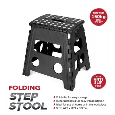 150kg Folding Step Stool Multifunctional Heavy Duty Household Foldable Stool UK • £8.99