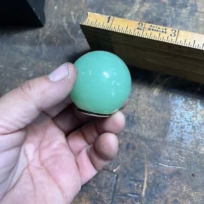 Green Glass Shifter Knob Antique Harley Indian Motorcycle Rat Rod Chopper • $125