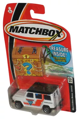 Matchbox Mercedes Benz 280GE Ambulance Toy Vehicle #10 W/ Treasure Chest • $14.98