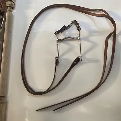 Horse BRIDLE And Bit With Leather Rein • $65