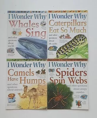 I WONDER WHY Series Lot Of 4 Childrens Books • $8.90